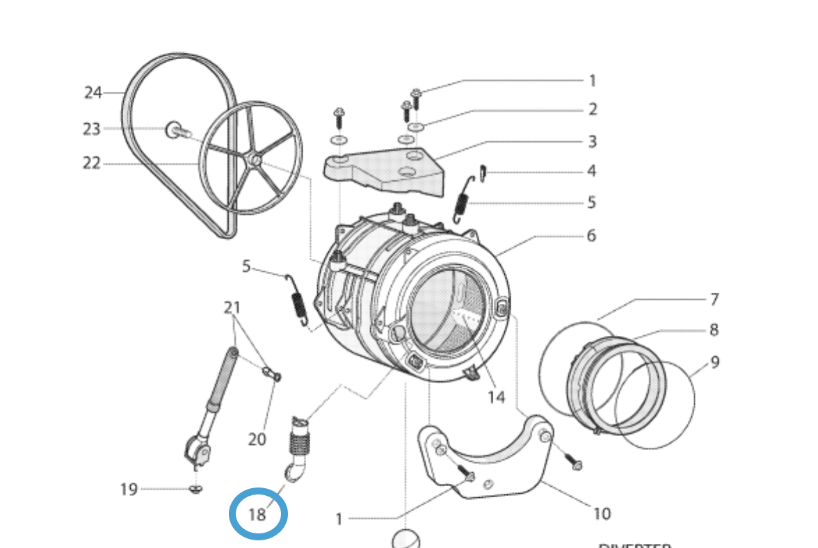Splendide® Hose Dispenser to Tank 285578