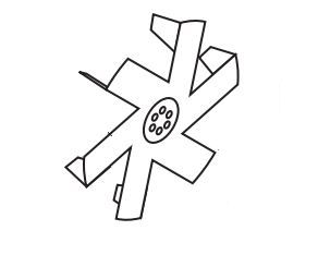 Splendide® Washer Dryer Blower Wheel 112153 Inner