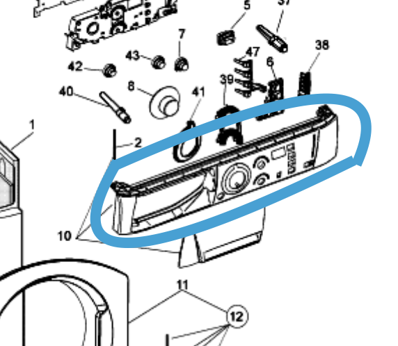 Splendide Control Panel Case 509963C