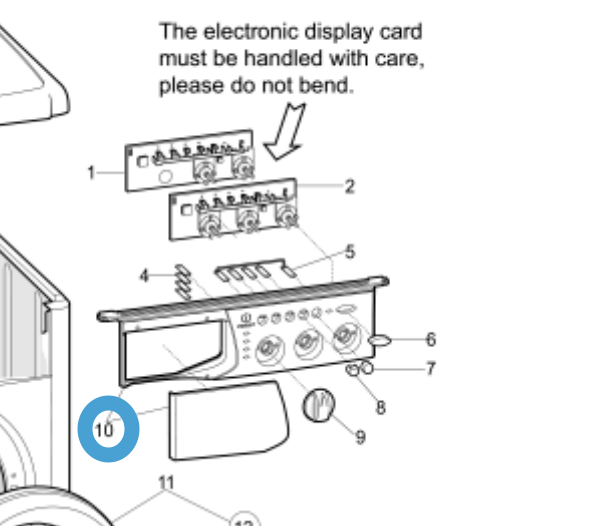 Splendide Control Panel Handle 257894