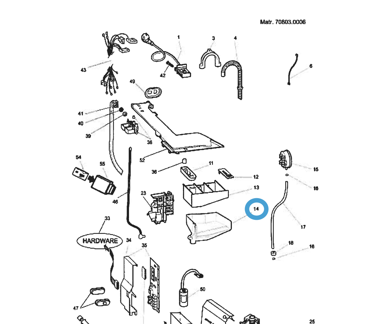 Splendide Detergent Dispenser Body 257906