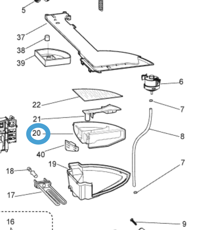 Splendide® Detergent Drawer 301032