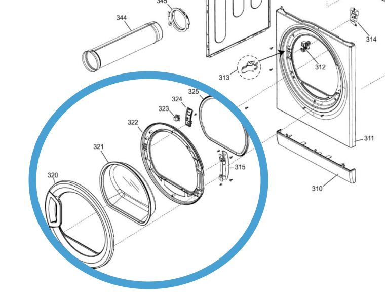 Splendide Door Assembly 858877