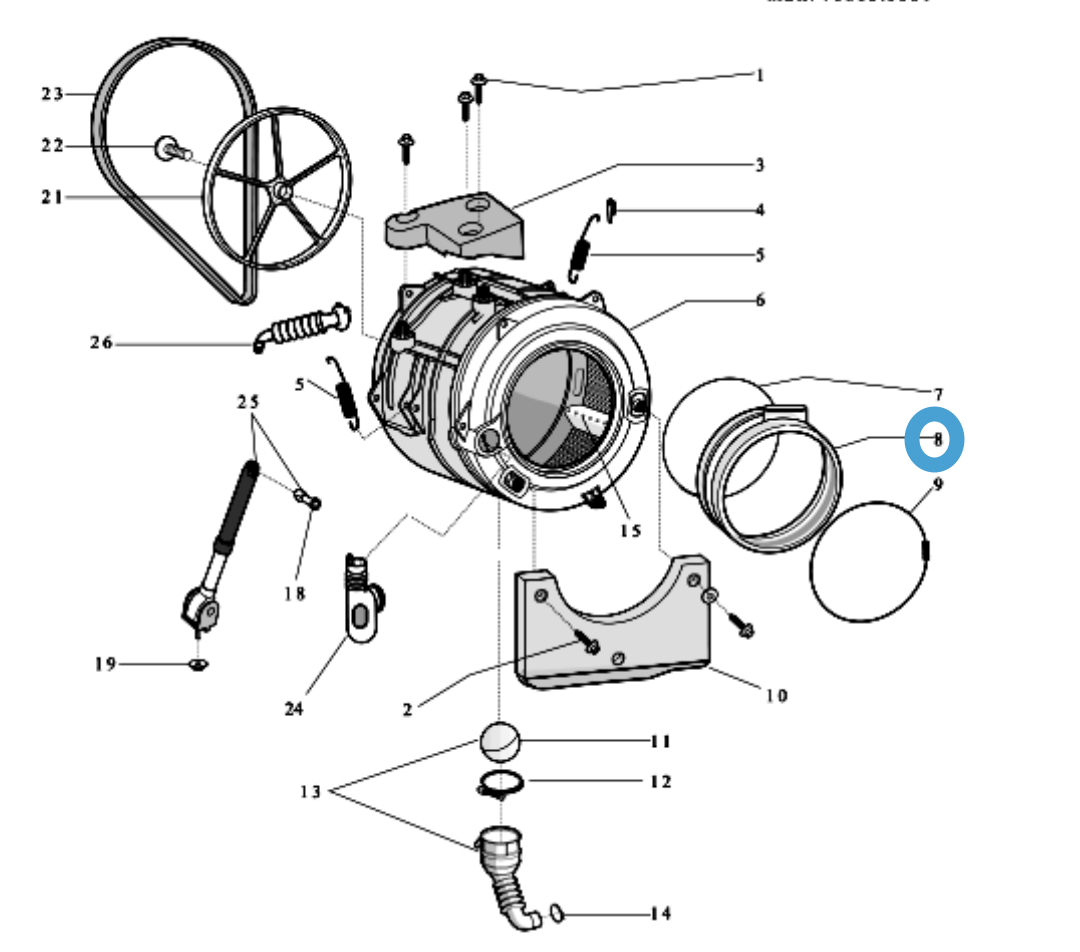 Splendide Door Gasket 642136