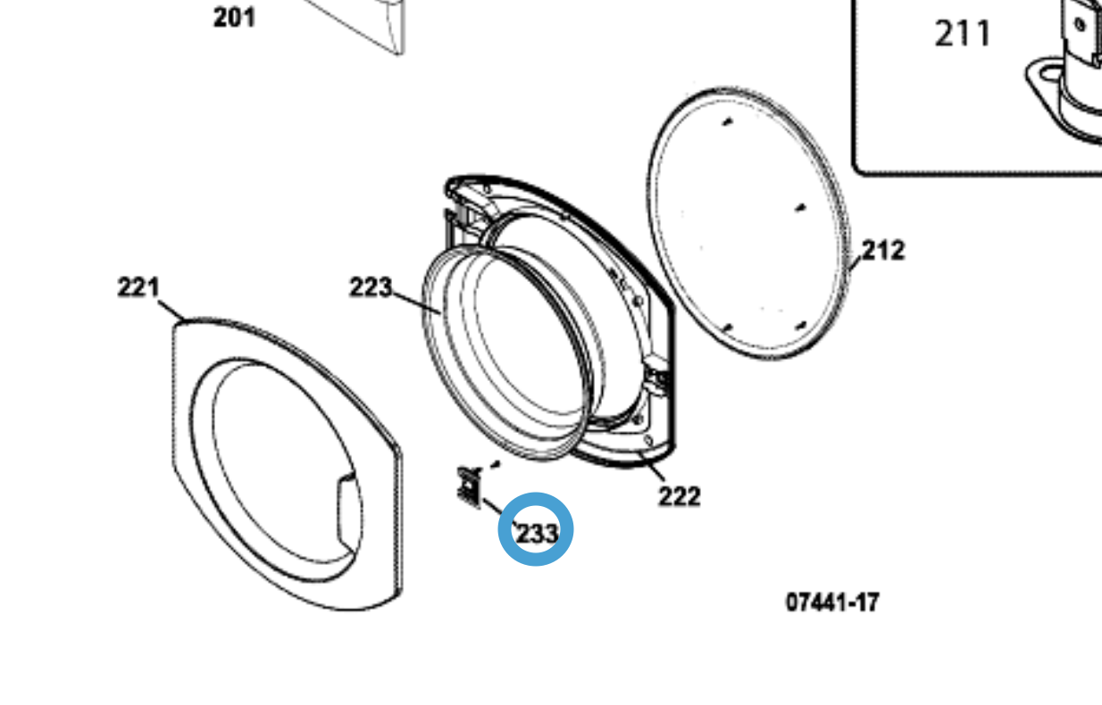 Splendide® Dryer Door Latch 142619