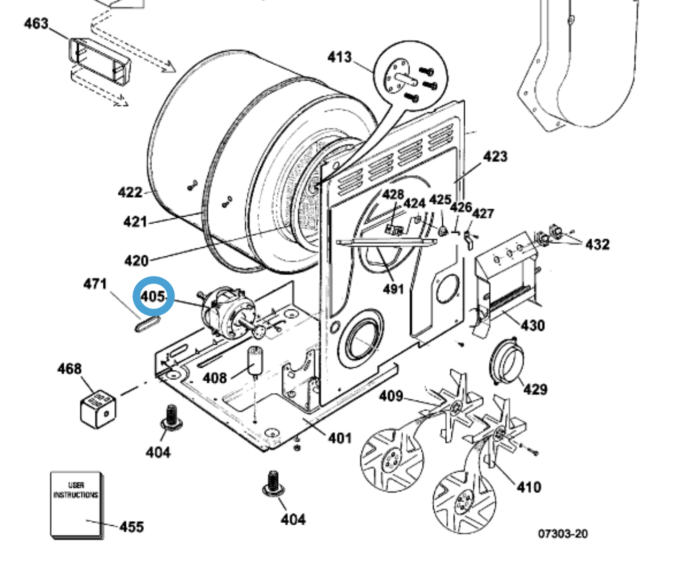 Splendide® Motor 142623 – Genuine Washer-Dryer Replacement Part