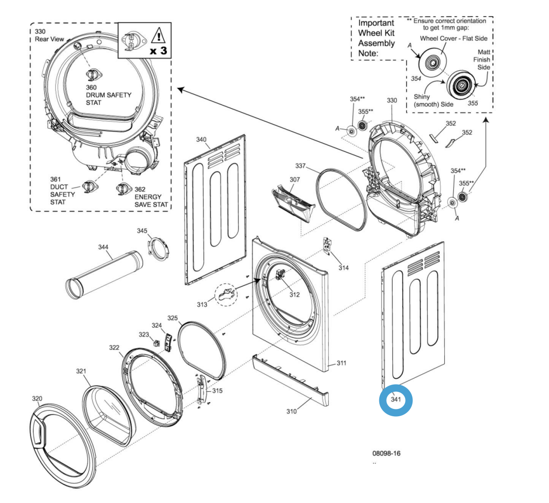 Splendide Right Side Panel 731606