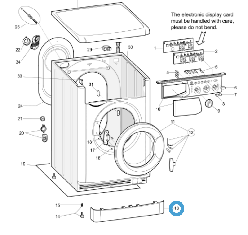 Splendide® Washer Dryer Cabinet Panel 259707