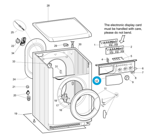 Splendide®Washer/Dryer Cabinet Panel 259975C