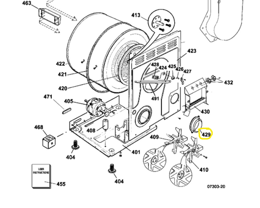 Splendide Dryer Vent Adaptor 142632