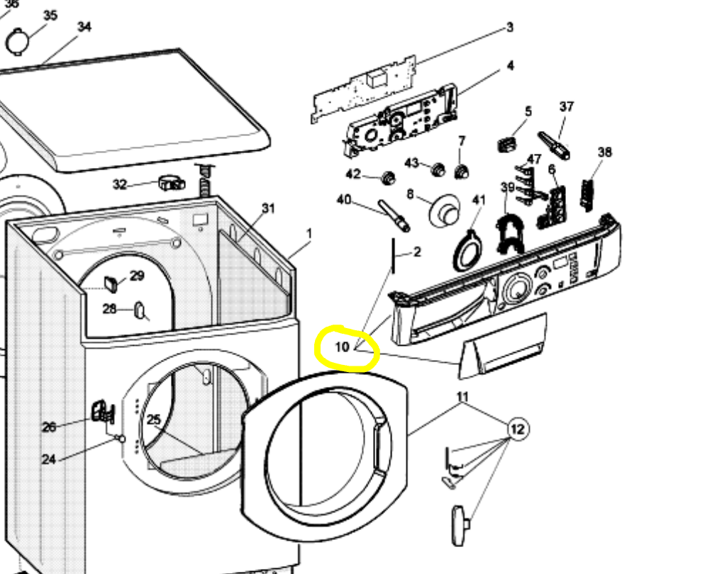 Splendide® Control Panel & Parts / www.rvwashersdryers.com – RV Washers ...