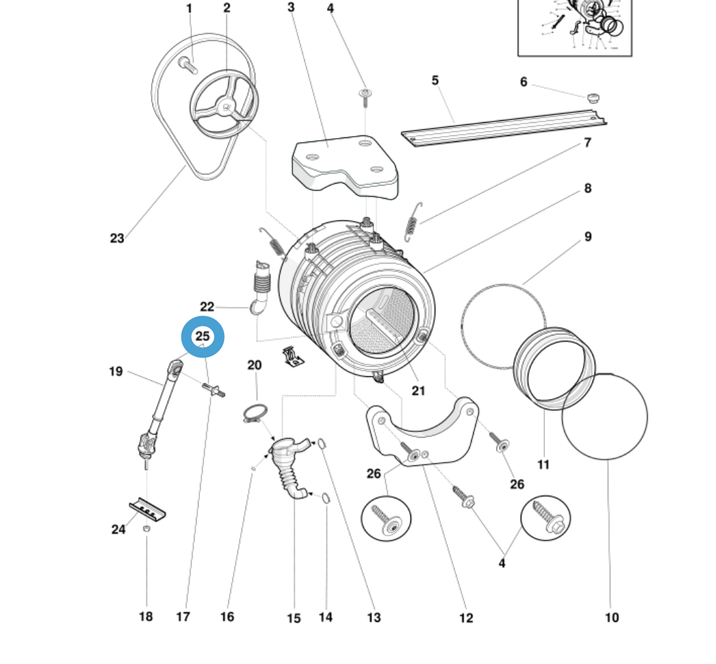 Splendide® 140744 Shock Absorber Kit 100 N