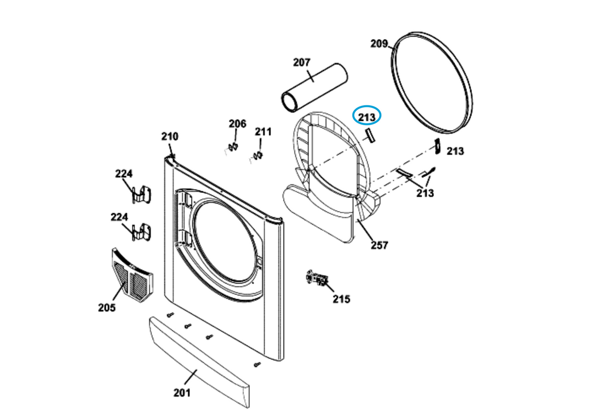 Splendide® Bearing Gliding Pad Washer/Dryer 255284