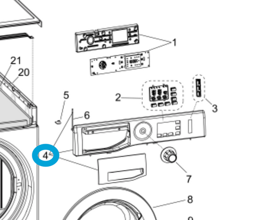 Splendide® Control Panel Housing 642148