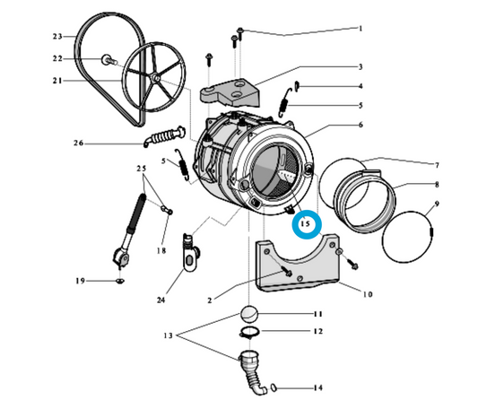 Splendide® Drum Baffle 304183