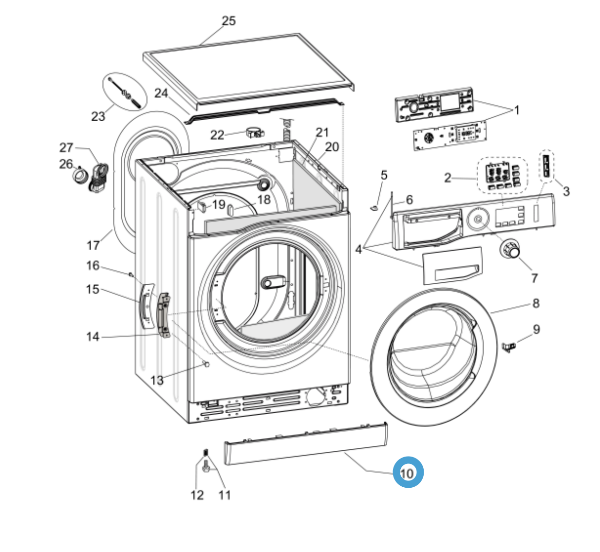 Splendide® Kick Panel 637630 – Lower Front Panel for WDC7200XCD ...
