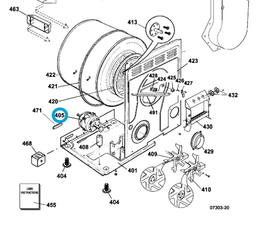 Splendide® 142623 Motor Replacement Parts | RVWashersDryers – RV ...