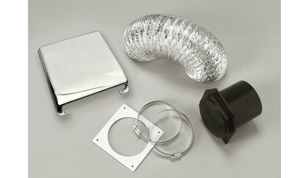 Splendide® Black Vent Kit VID403AB – Complete RV Dryer Vent ...
